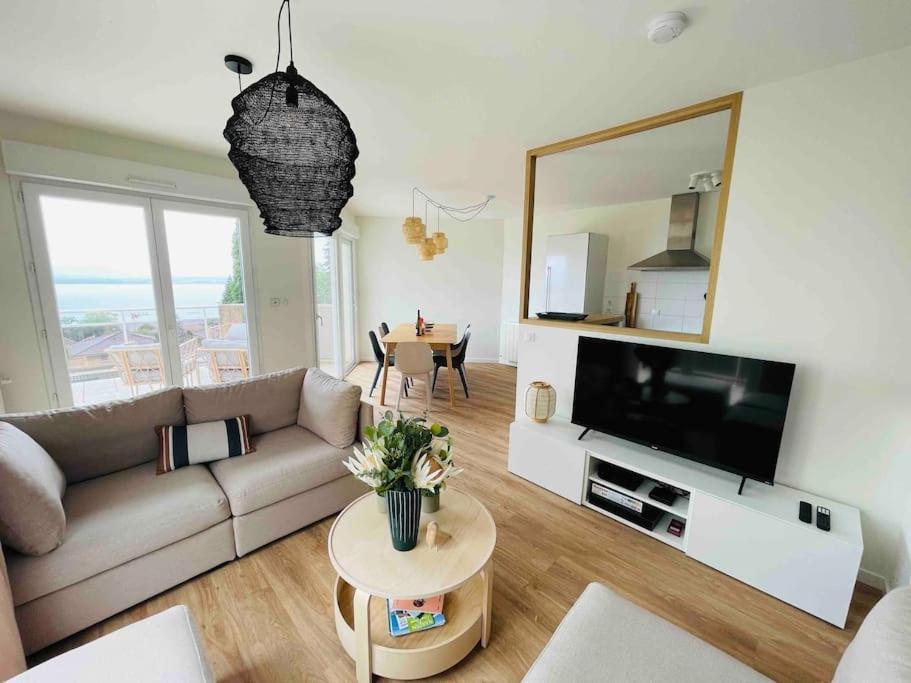 Magnifique Appart Renove Evian Duplex Vue Lac 8 Pers Exterior foto