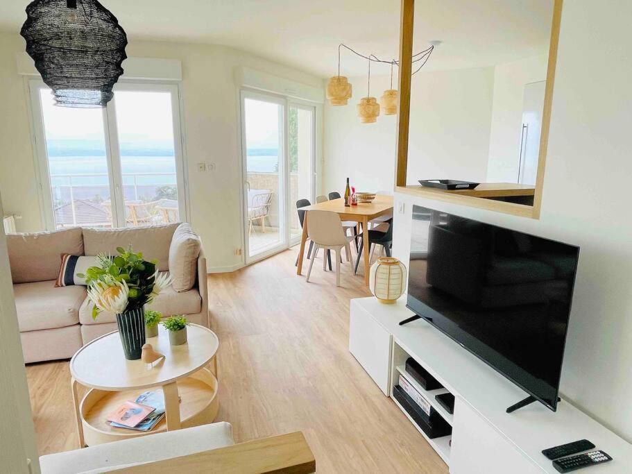 Magnifique Appart Renove Evian Duplex Vue Lac 8 Pers Exterior foto